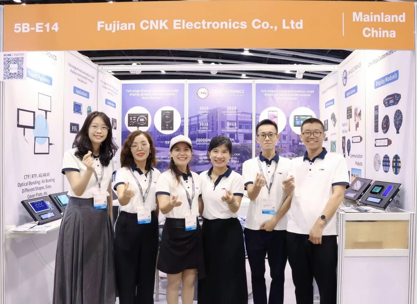 CNK display products were successfully unveiled at the 2024 International Electronic Components and Production Technology Hong Kong Exhibition